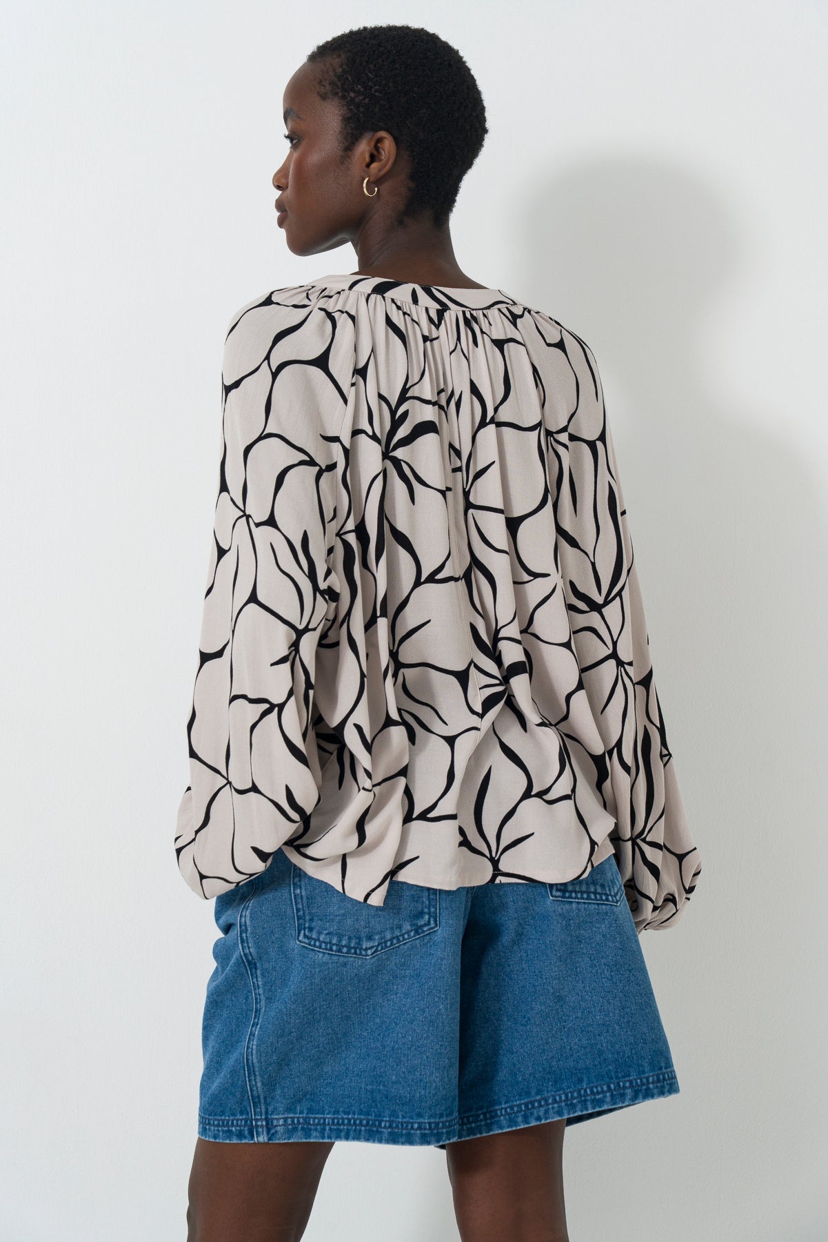 Volume Sleeve Top