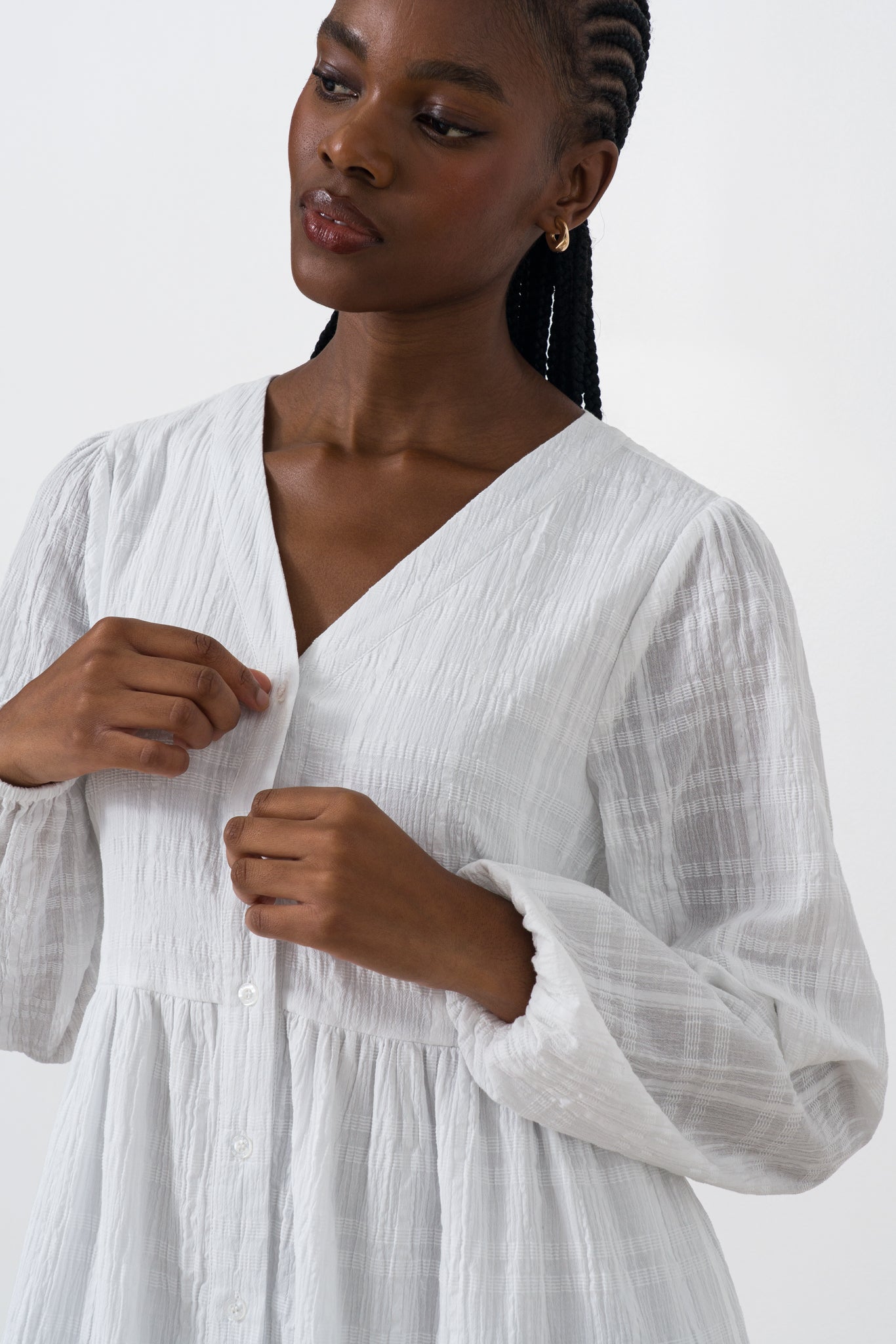 Textured Volume Dress