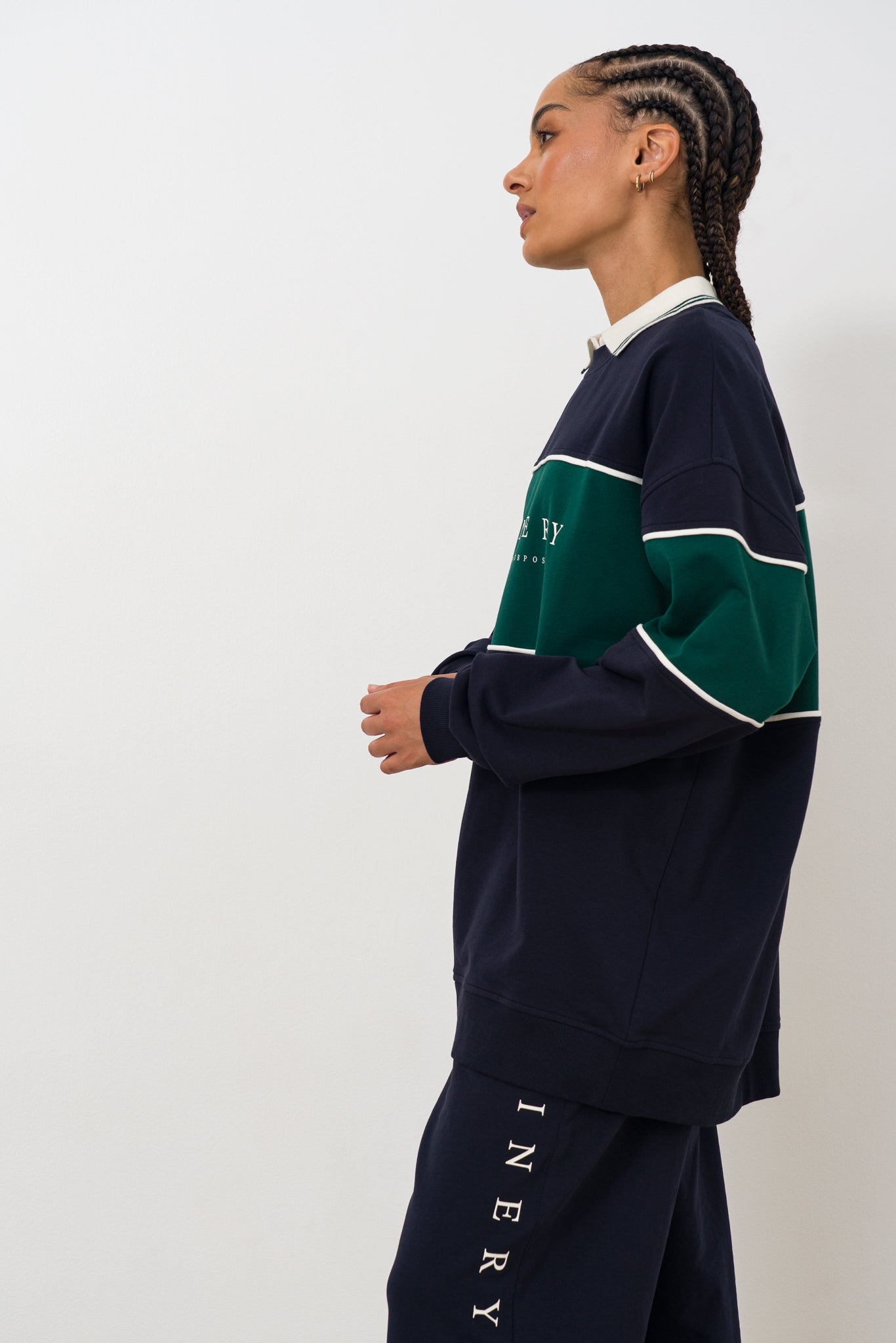 Colourblock Crew Sweater