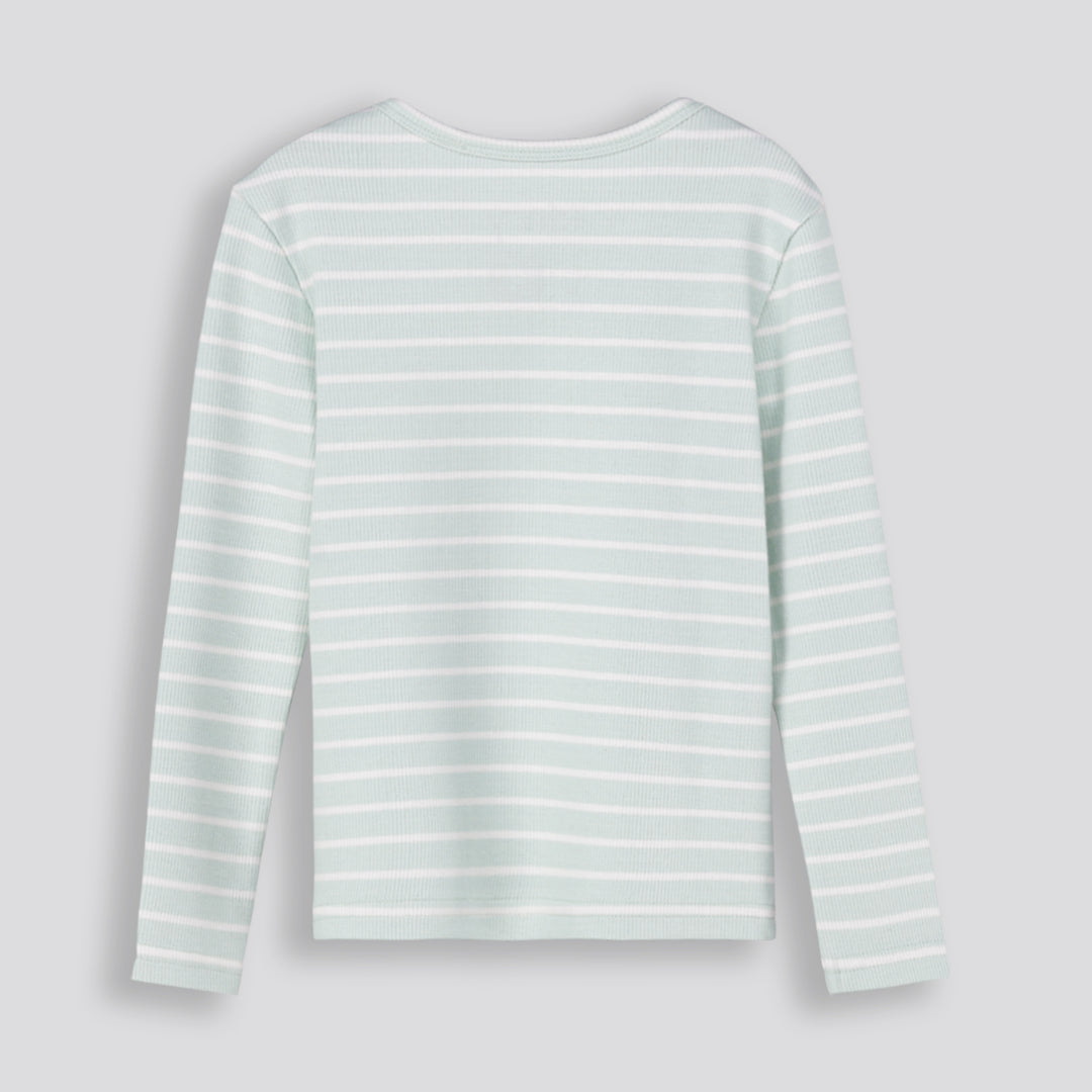 Girls Stripe Long Sleeve Tee