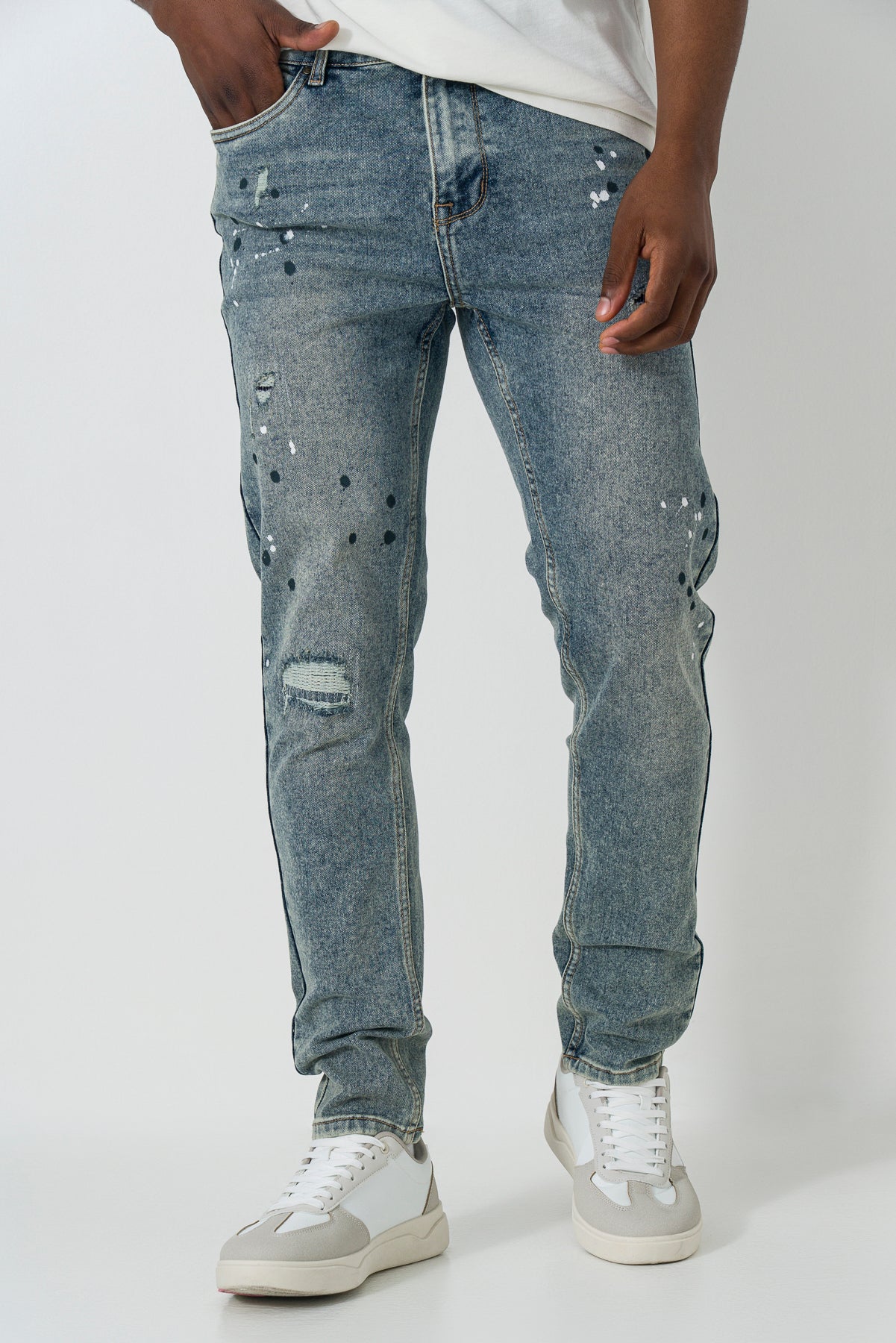 Rf02 Rip Skinny Jeans