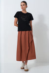 Mock Wrap Skirt