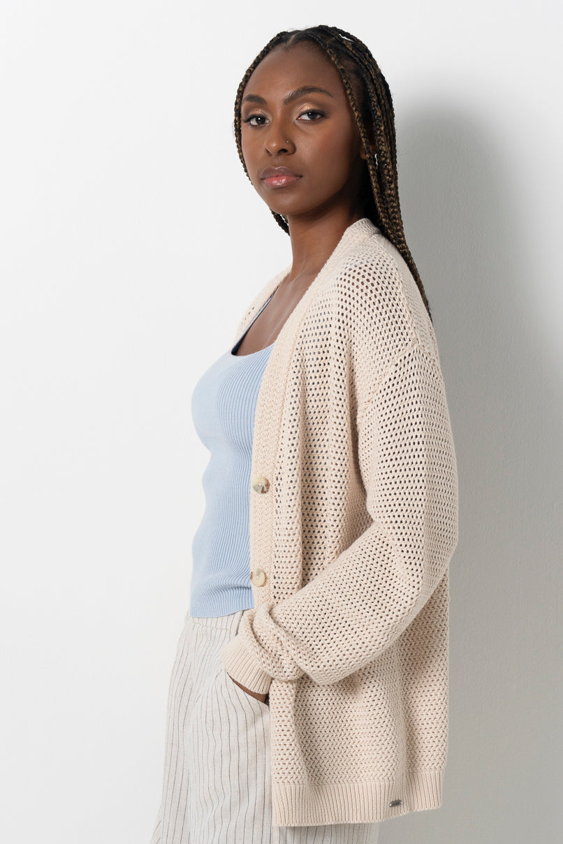 Relaxed Knit Cardigan