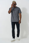 Coated Denim Skinny Jeans