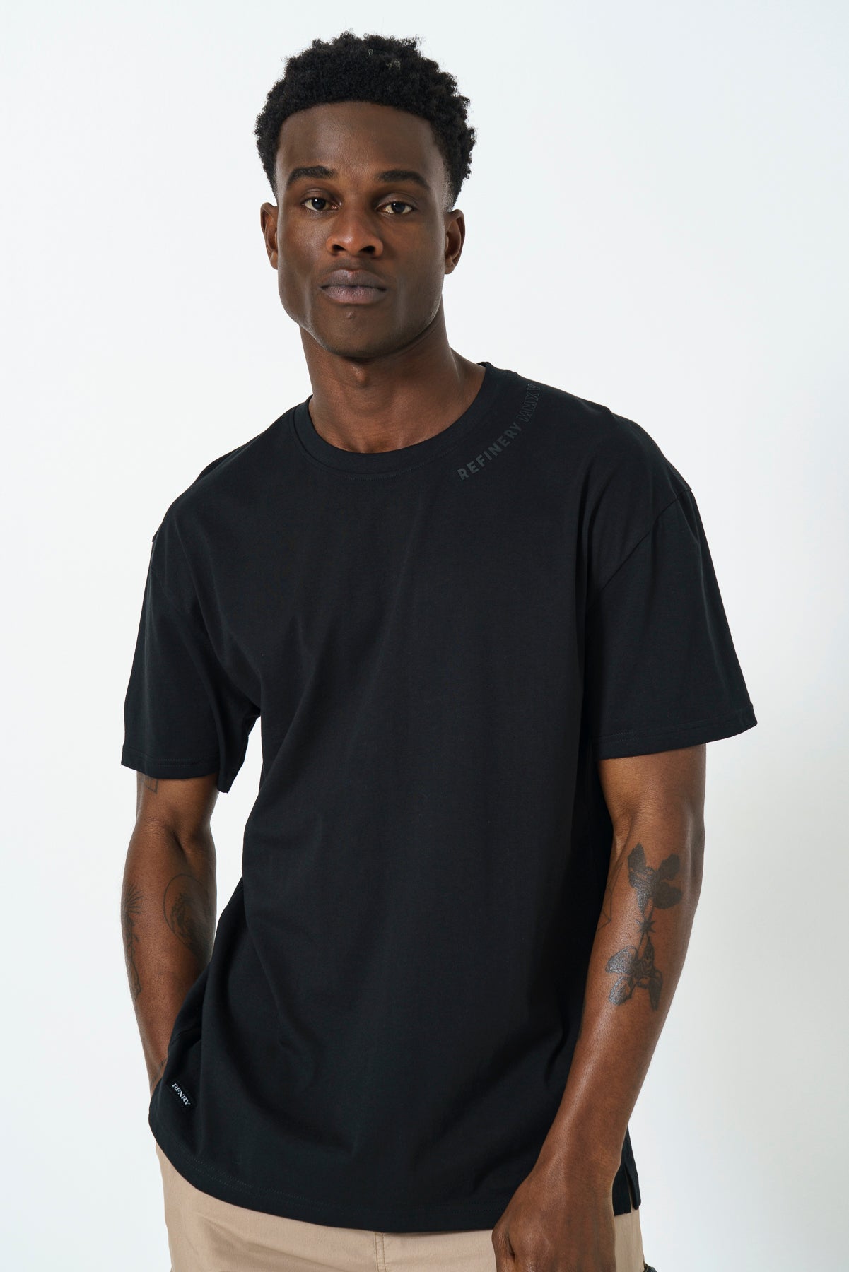 Slit Hem Oversized T-Shirt