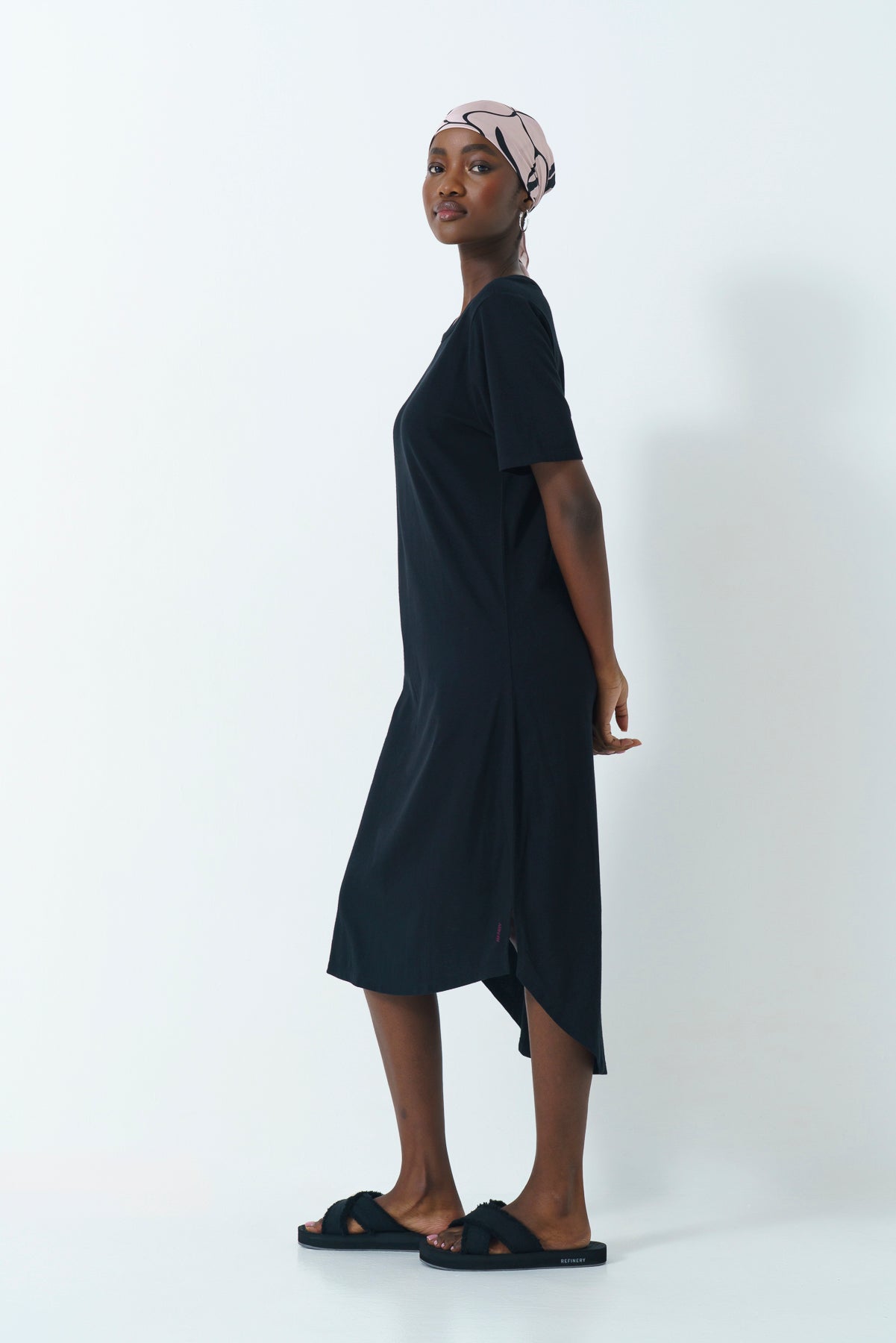 Scoop Hem Dress