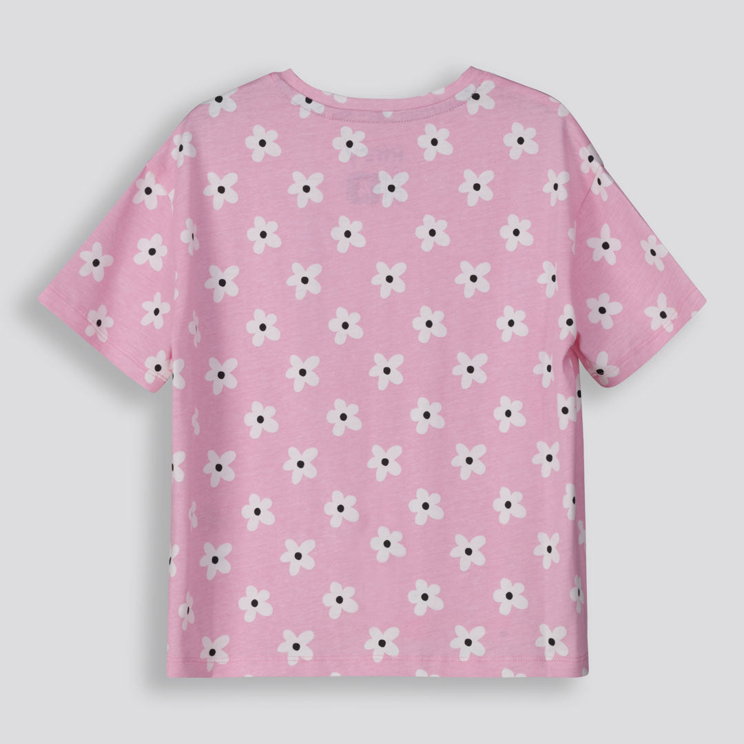 Girls Flower Tee