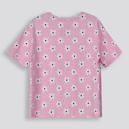 Girls Flower Tee