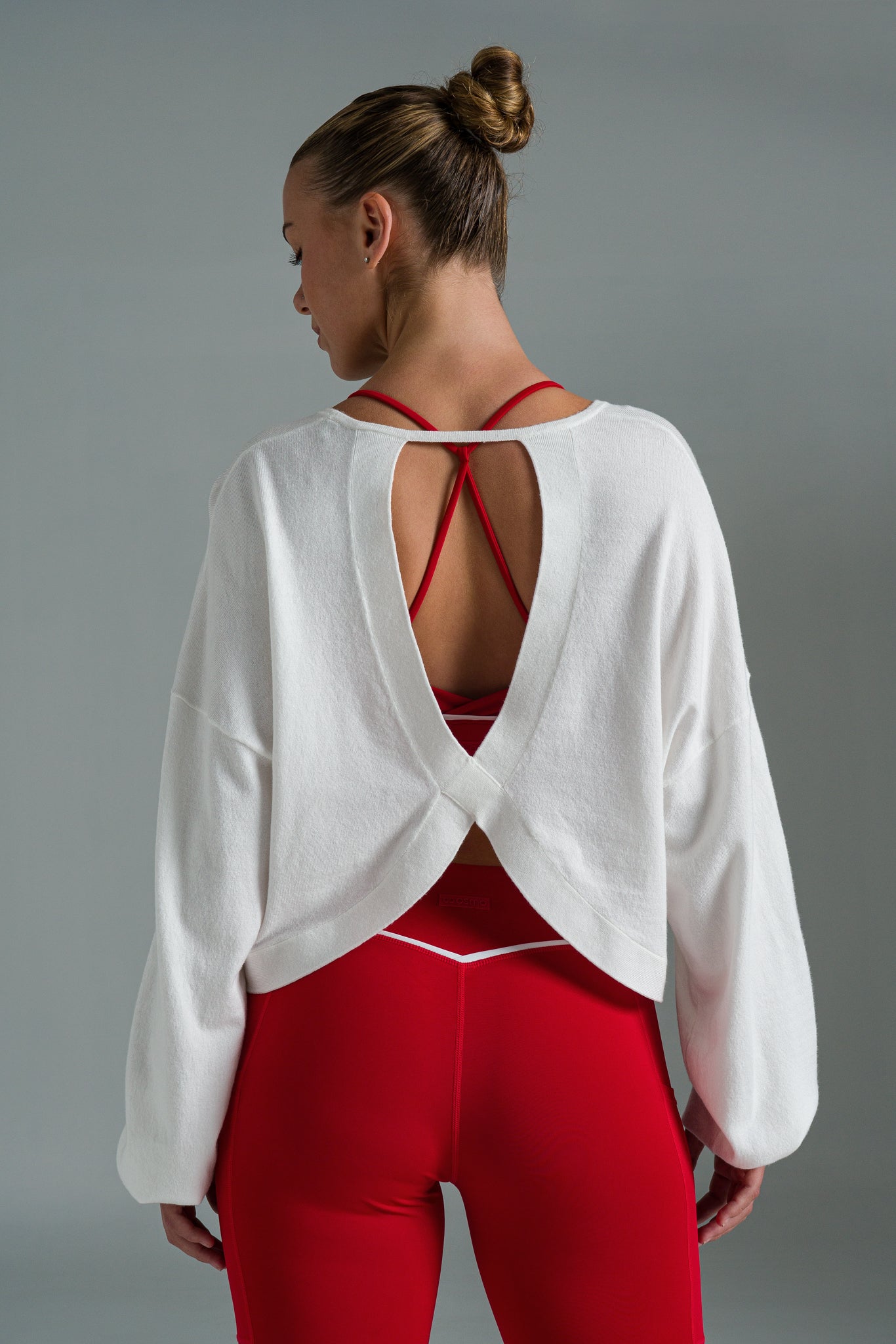 Cross-back Knitwear Jumper