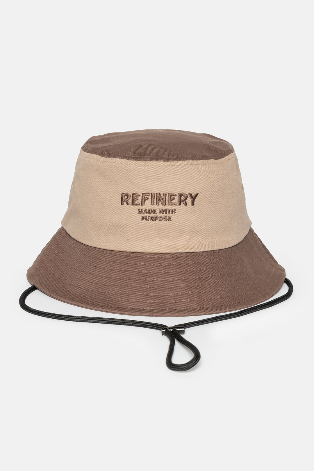 Embroidered Colour Block Bucket