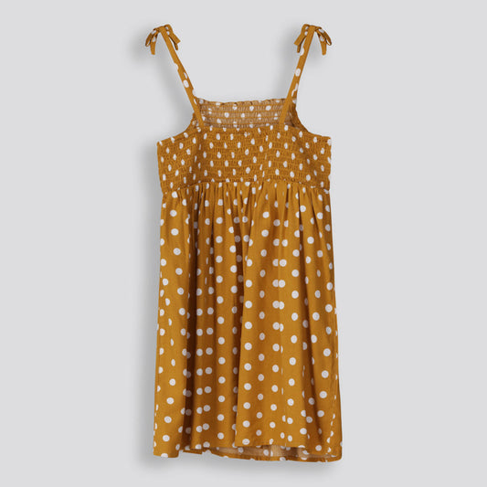 Girls Shirred Dress