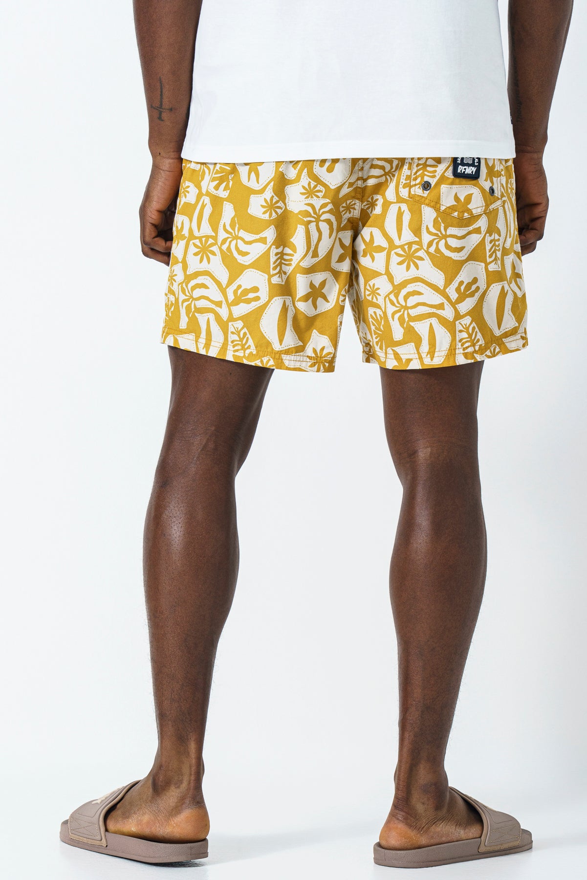 Abstract Pool Shorts