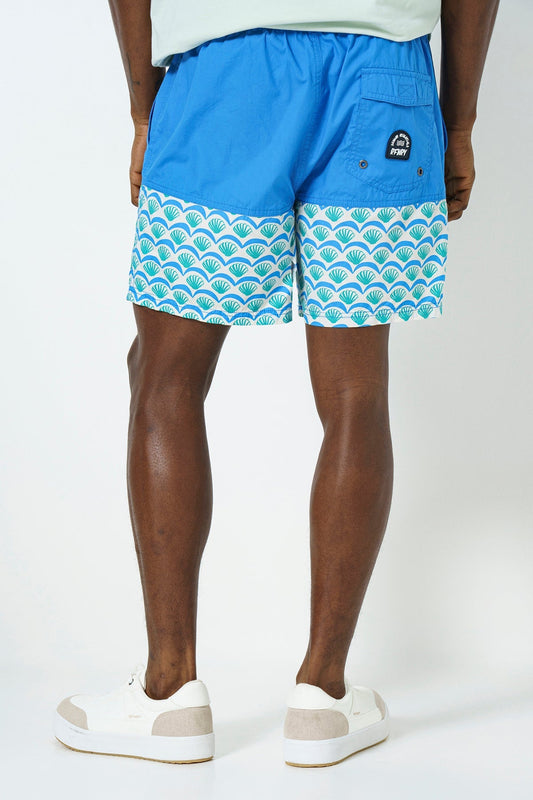 Shell Graphic Pool Short