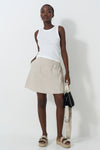 Frayed Hem Skort