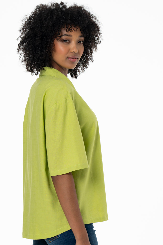 Short Sleeve Shirt _ 141546 _ Green