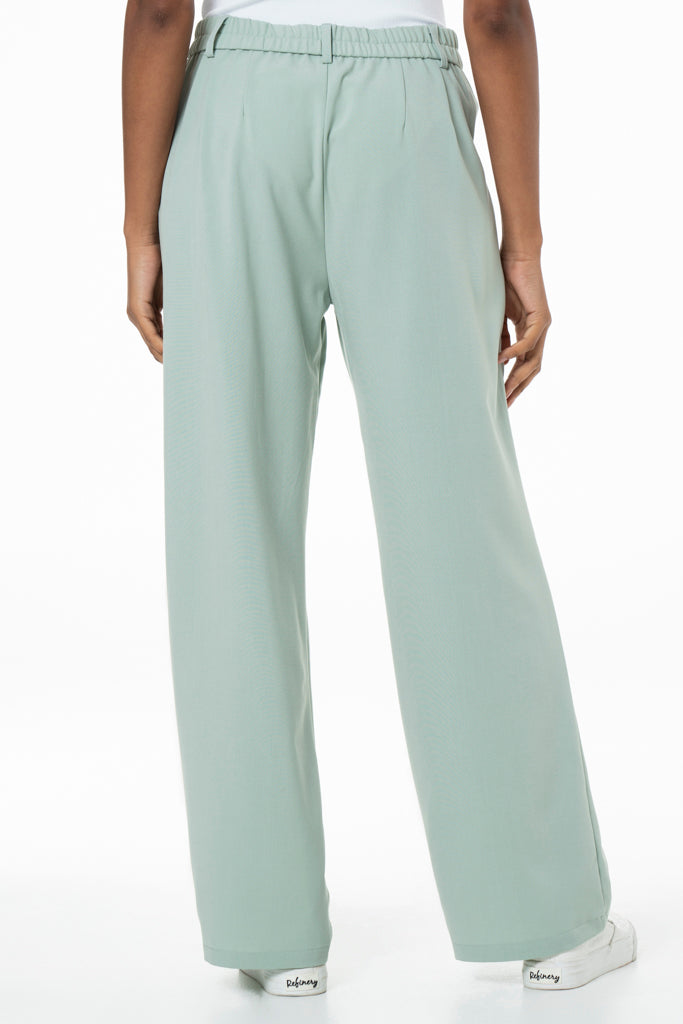 Wide Leg Pants _ 141731 _ Sage