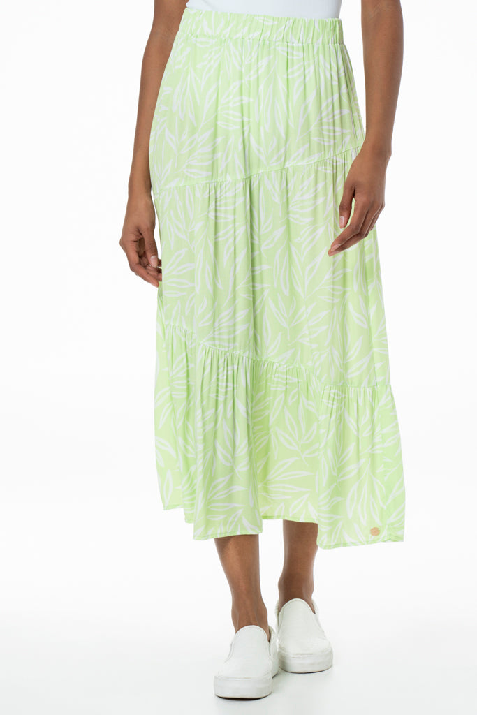 Tiered Skirt _ 141285 _ Green