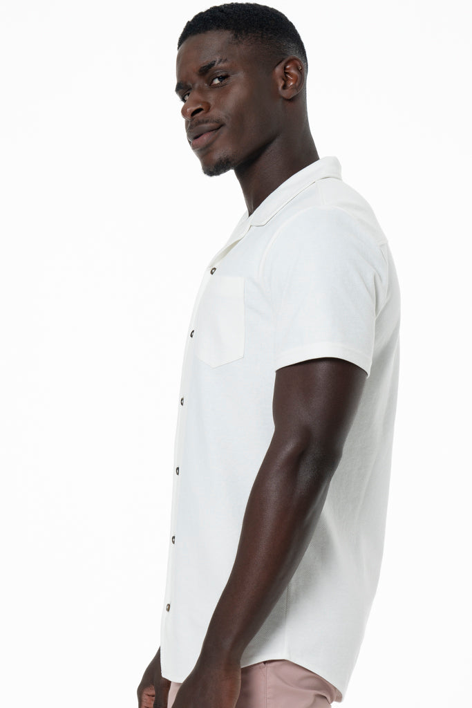 Textured Shirt _ 143413 _ White