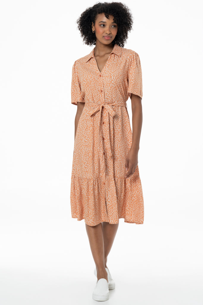 Shirt Dress _ 141333 _ Brown