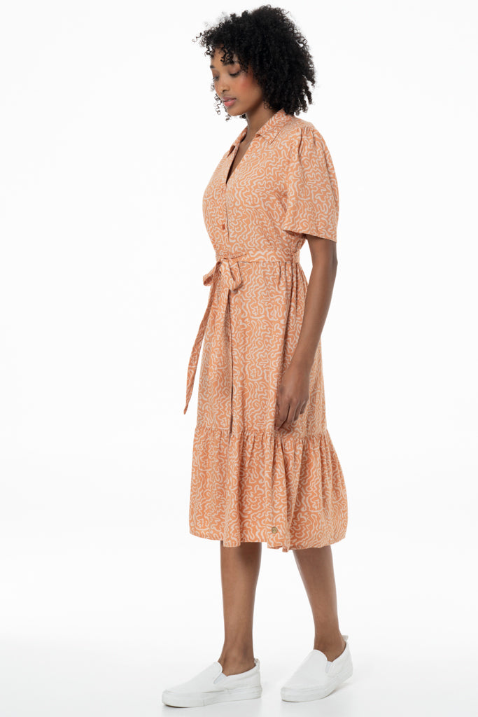 Shirt Dress _ 141333 _ Brown