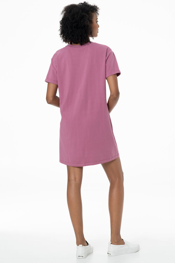 T-Shirt Dress _ 141391 _ Mauve