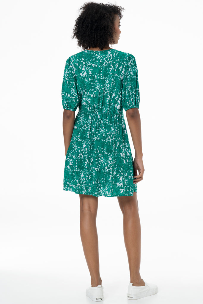 Fit & Flare Dress _ 141351 _ Green