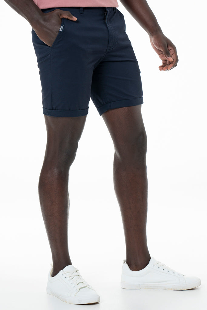Slim-Fit Chino Shorts _ 140165 _ Ink
