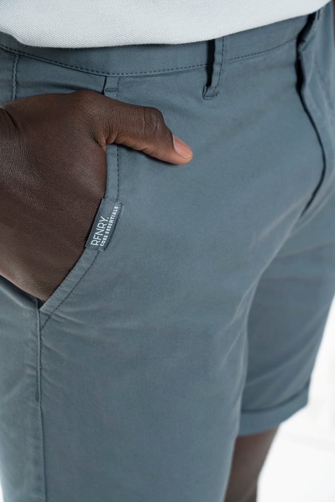 Chino Shorts _ 140165 _ Charcoal
