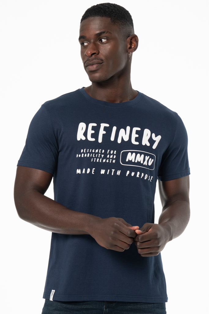 Branded T-Shirt _ 140506 _ Black from REFINERY – Refinery