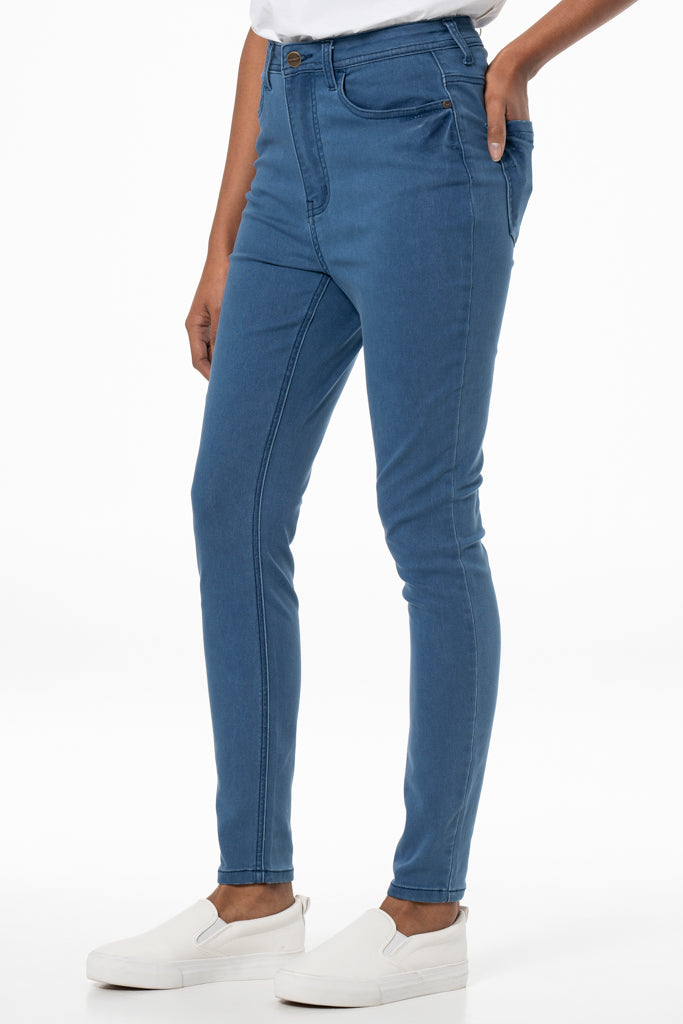Rf09 Hi-Waisted Skinny Jeans _ 140823 _ Mid Wash