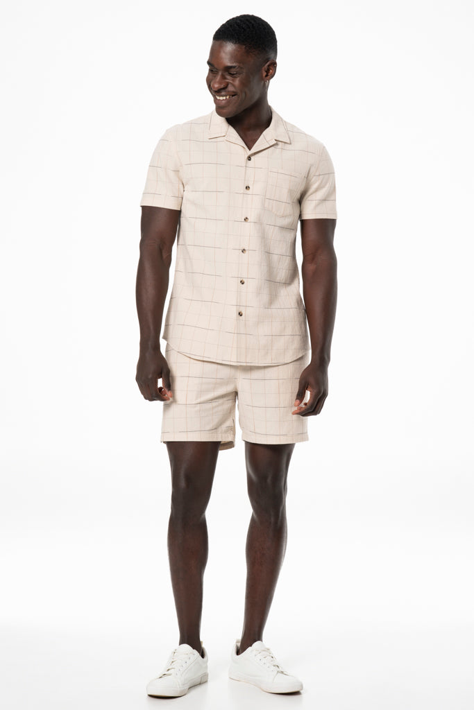 Textured Shirt _ 140184 _ Cement