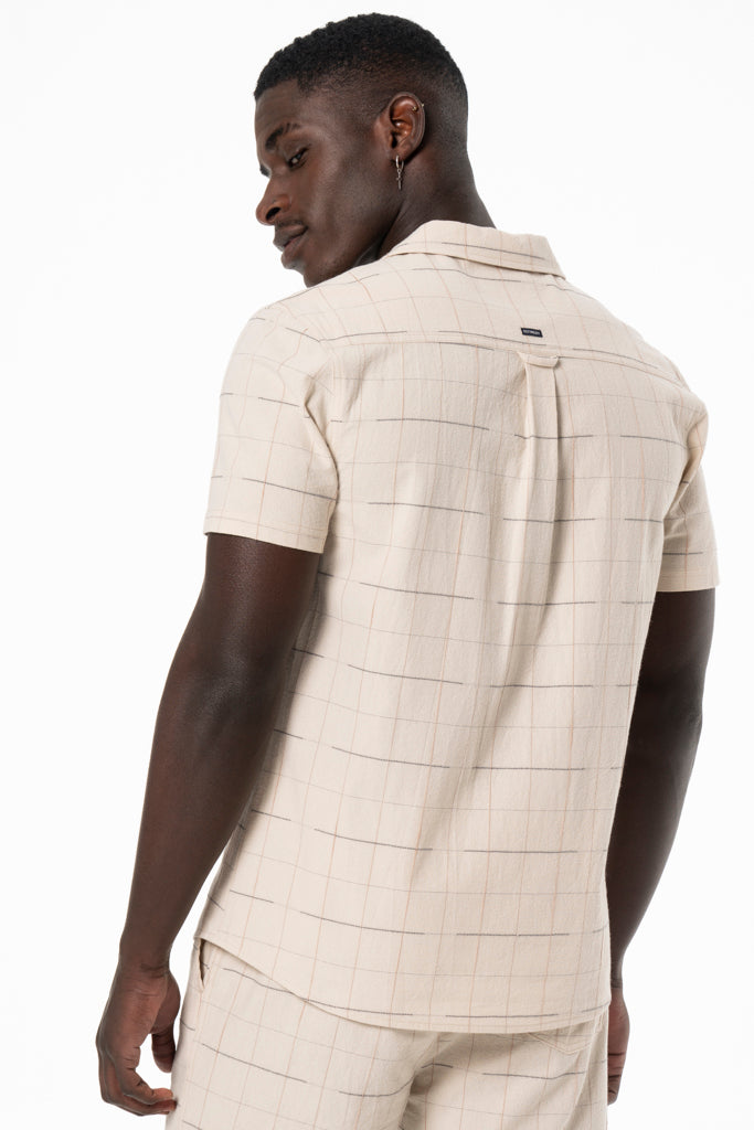 Textured Shirt _ 140184 _ Cement