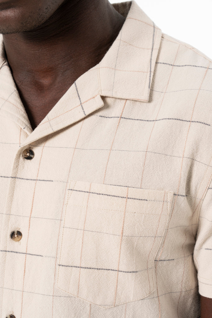 Textured Shirt _ 140184 _ Cement