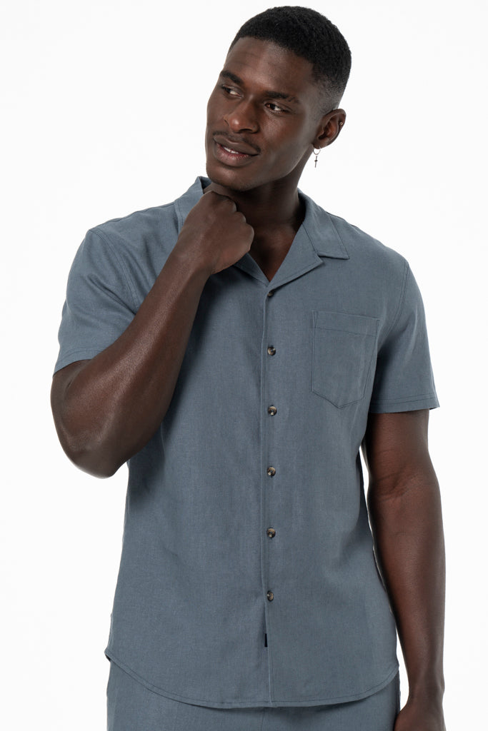 Gladneck Shirt _ 140183 _ Charcoal