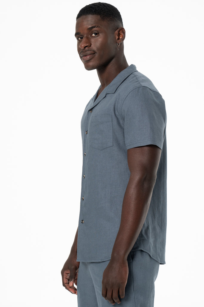 Gladneck Shirt _ 140183 _ Charcoal