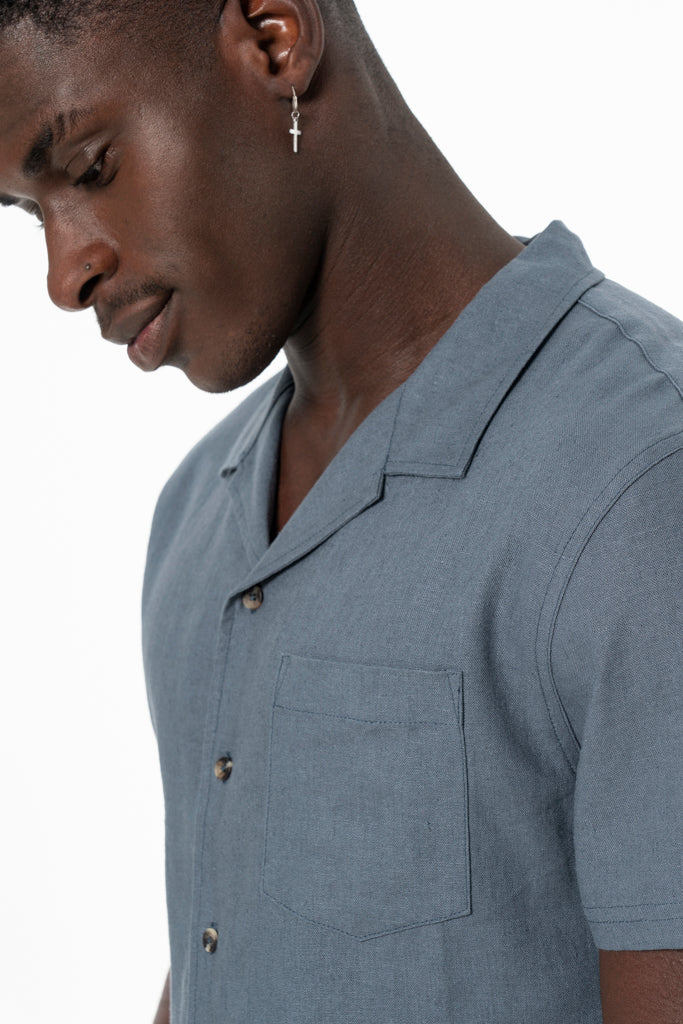 Gladneck Shirt _ 140183 _ Charcoal