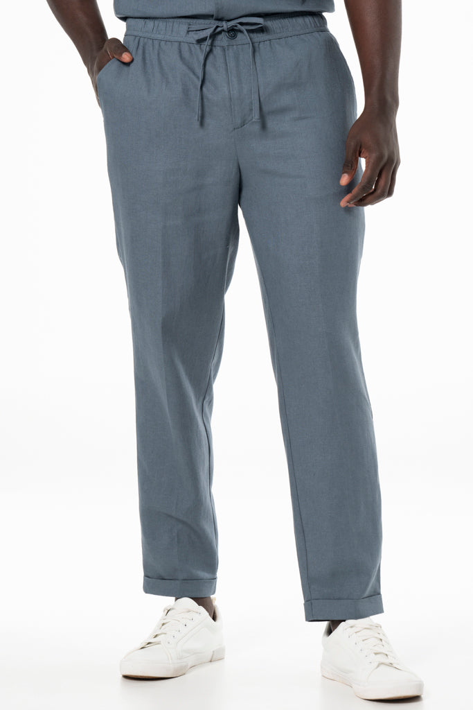 Linen Pants _ 140420 _ Charcoal