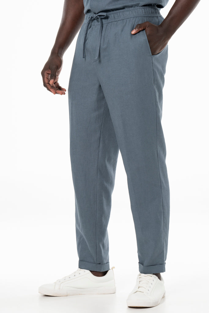 Linen Pants _ 140420 _ Charcoal
