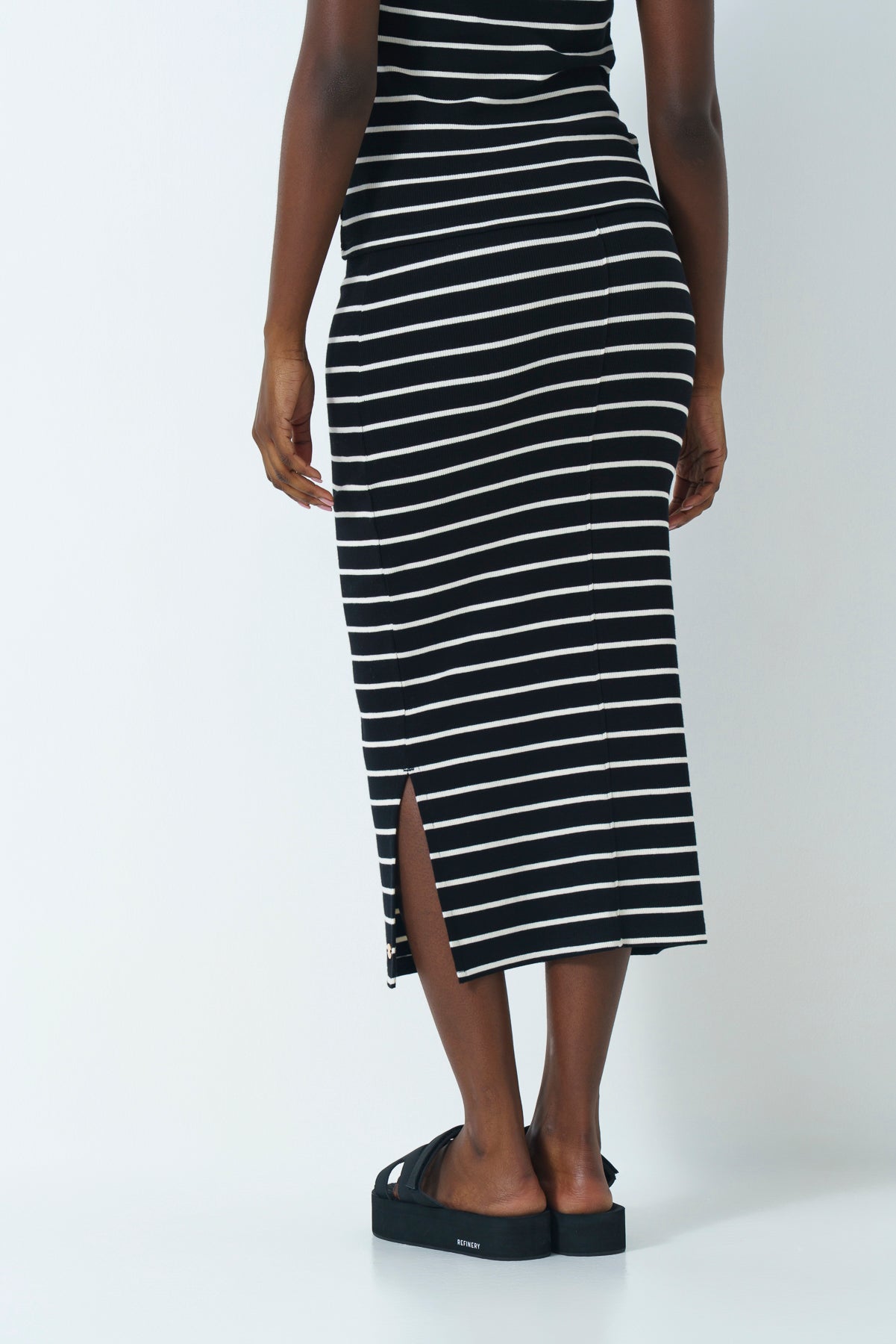Ribbed Bodycon Skirt