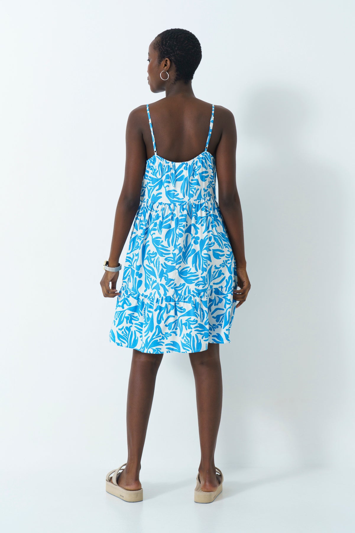 Tiered Strappy Dress