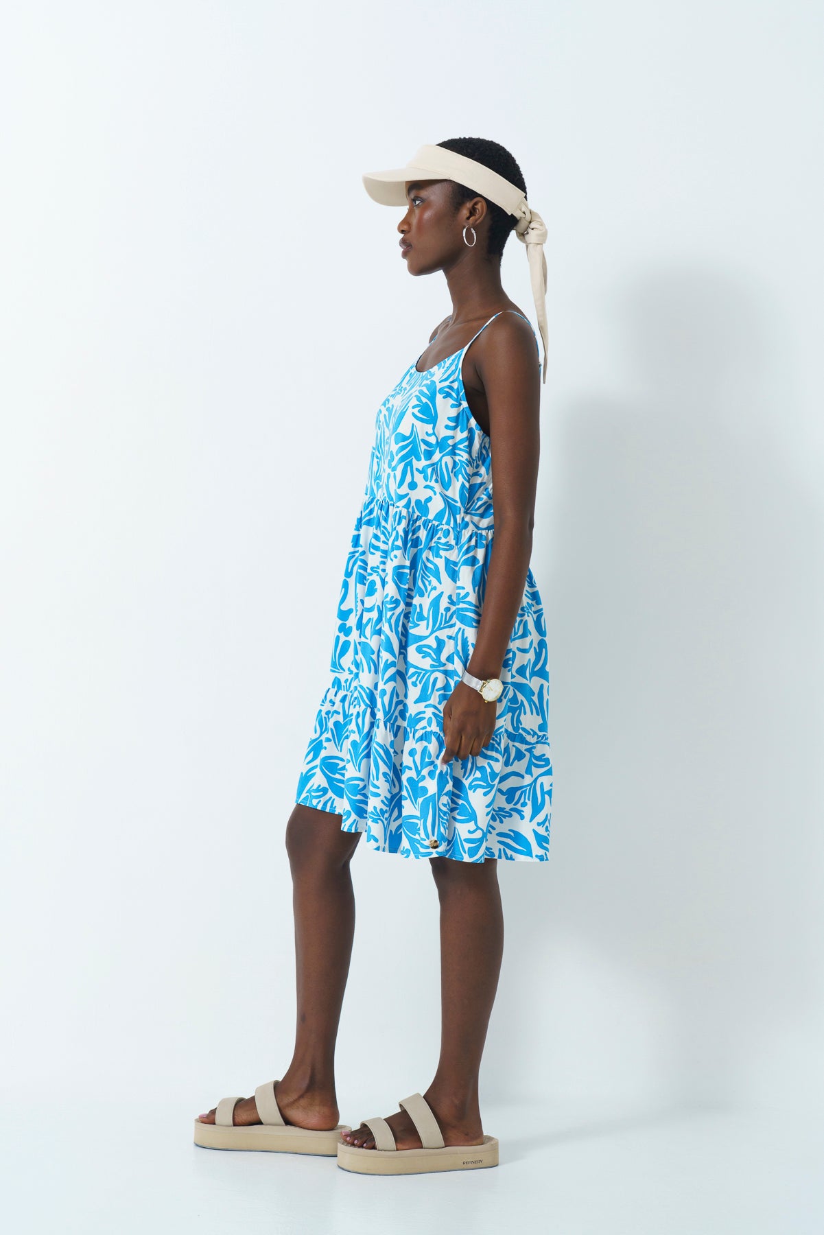 Tiered Strappy Dress