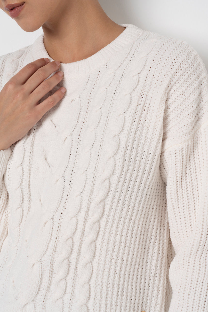 Chenille Cable Jumper