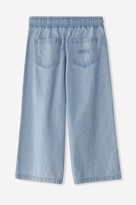 Girls Wide Leg Denim