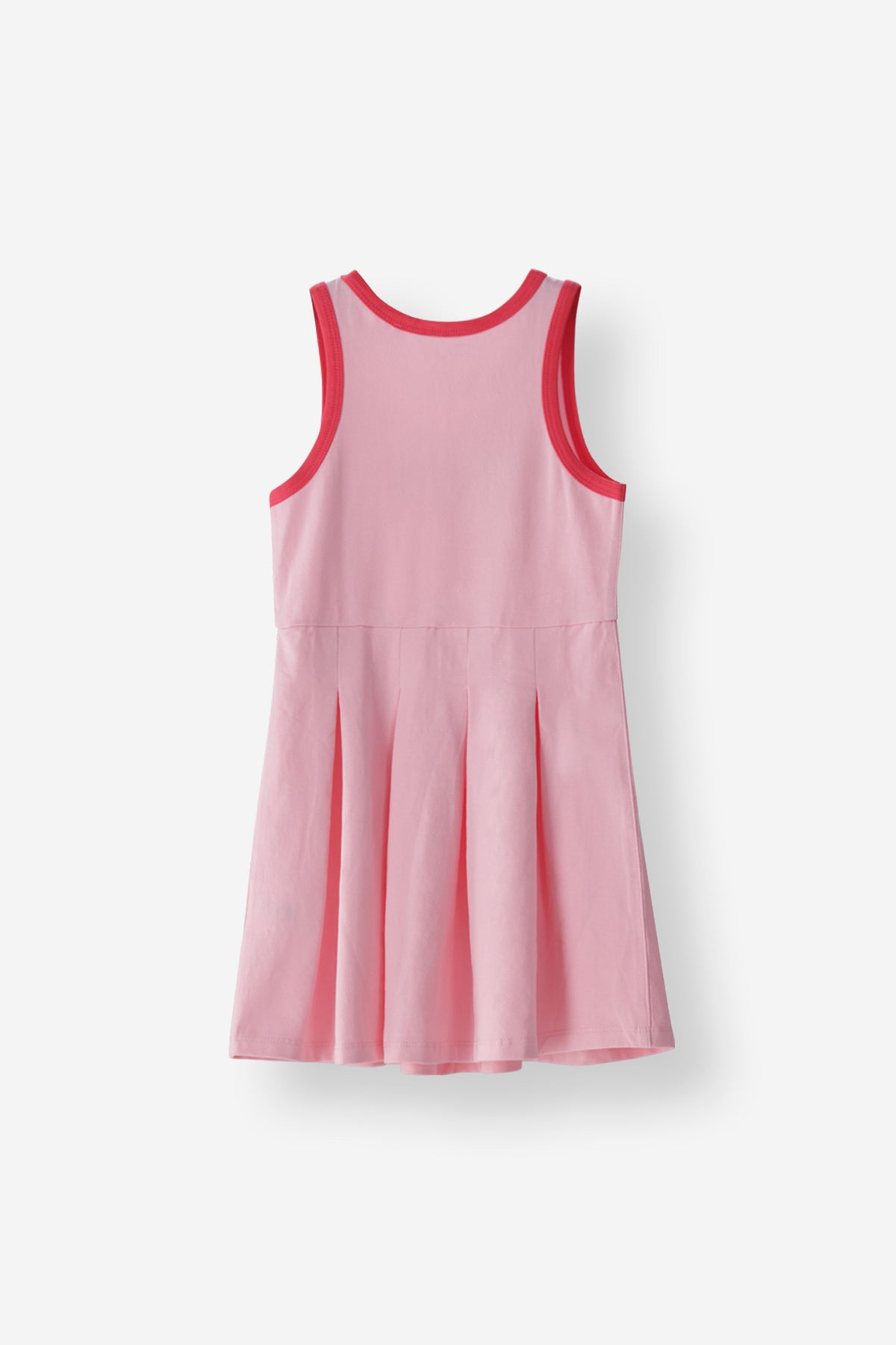 Fitted Pleated Ringer Dress