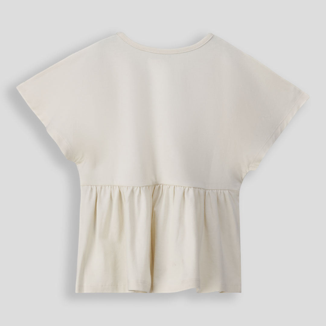 Girls Peplum Tee