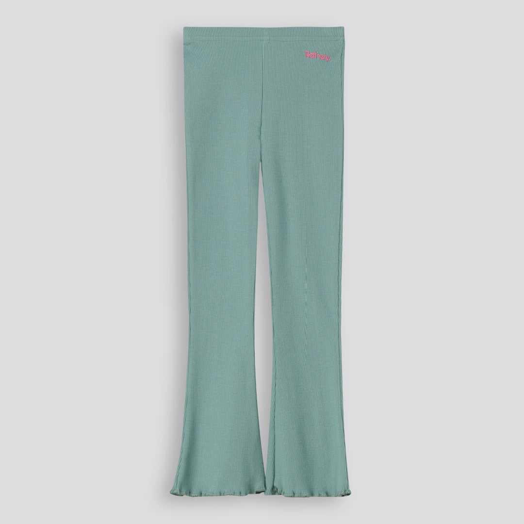 Girls Rib Flare Leggings