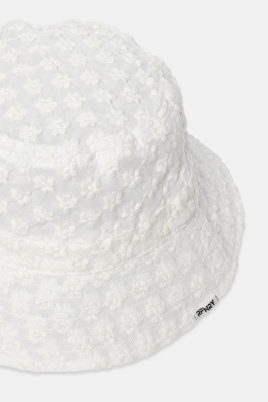 Flower Burnout Bucket Hat