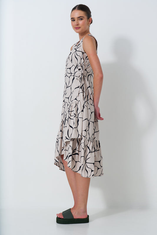 Volume Frill Dress