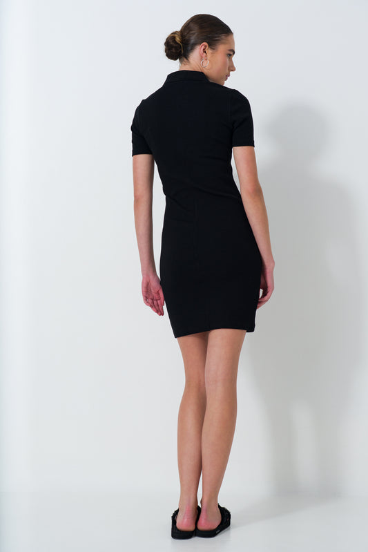 Ribbed Golfer Dress