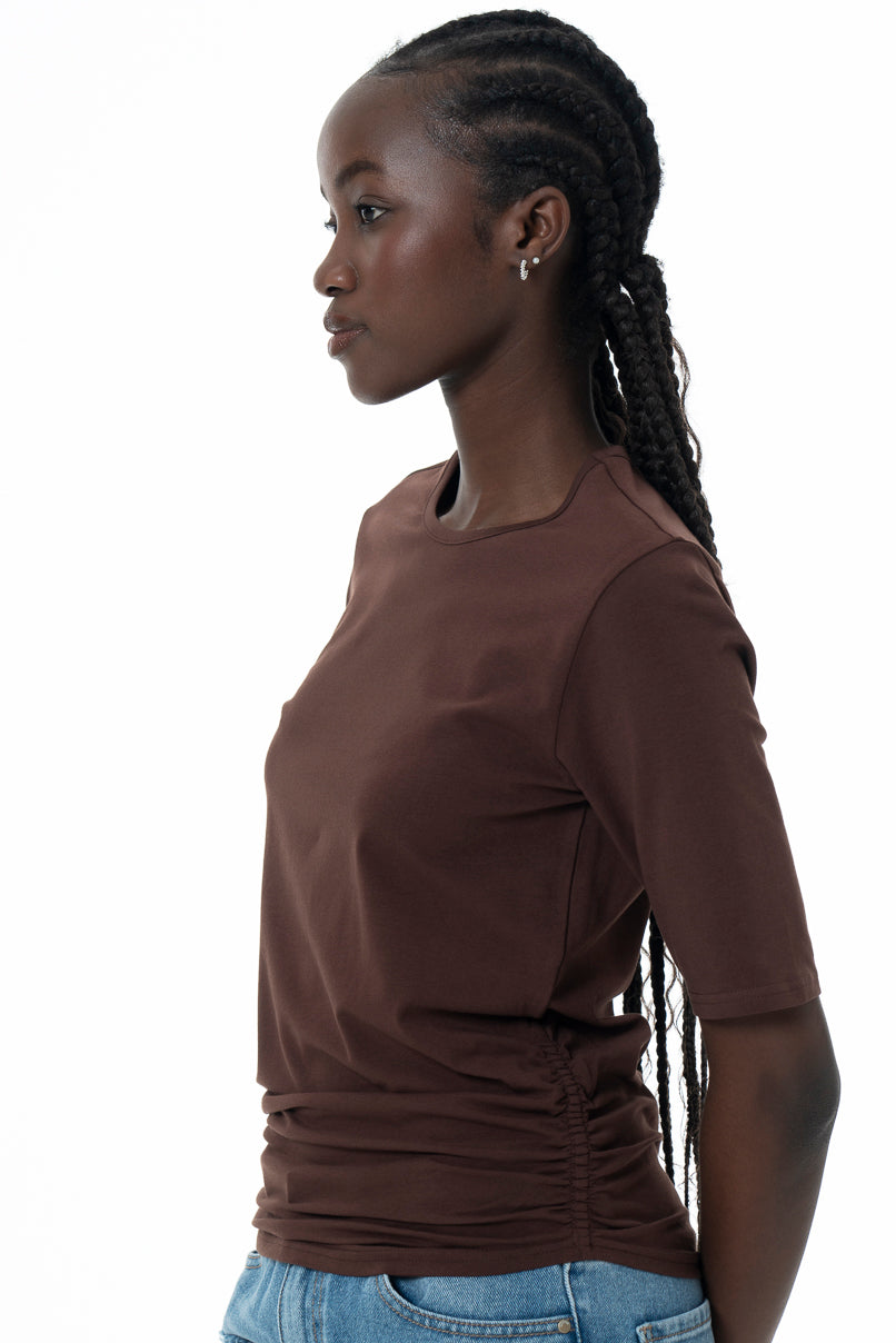Ruched Side T-Shirt